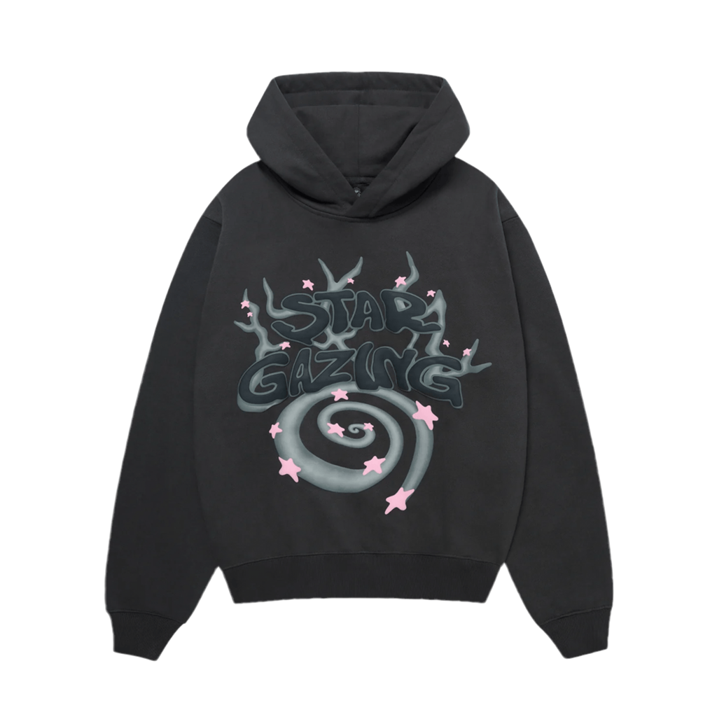 Broken Planet Market 'STARGAZING' Soot Black Hoodie