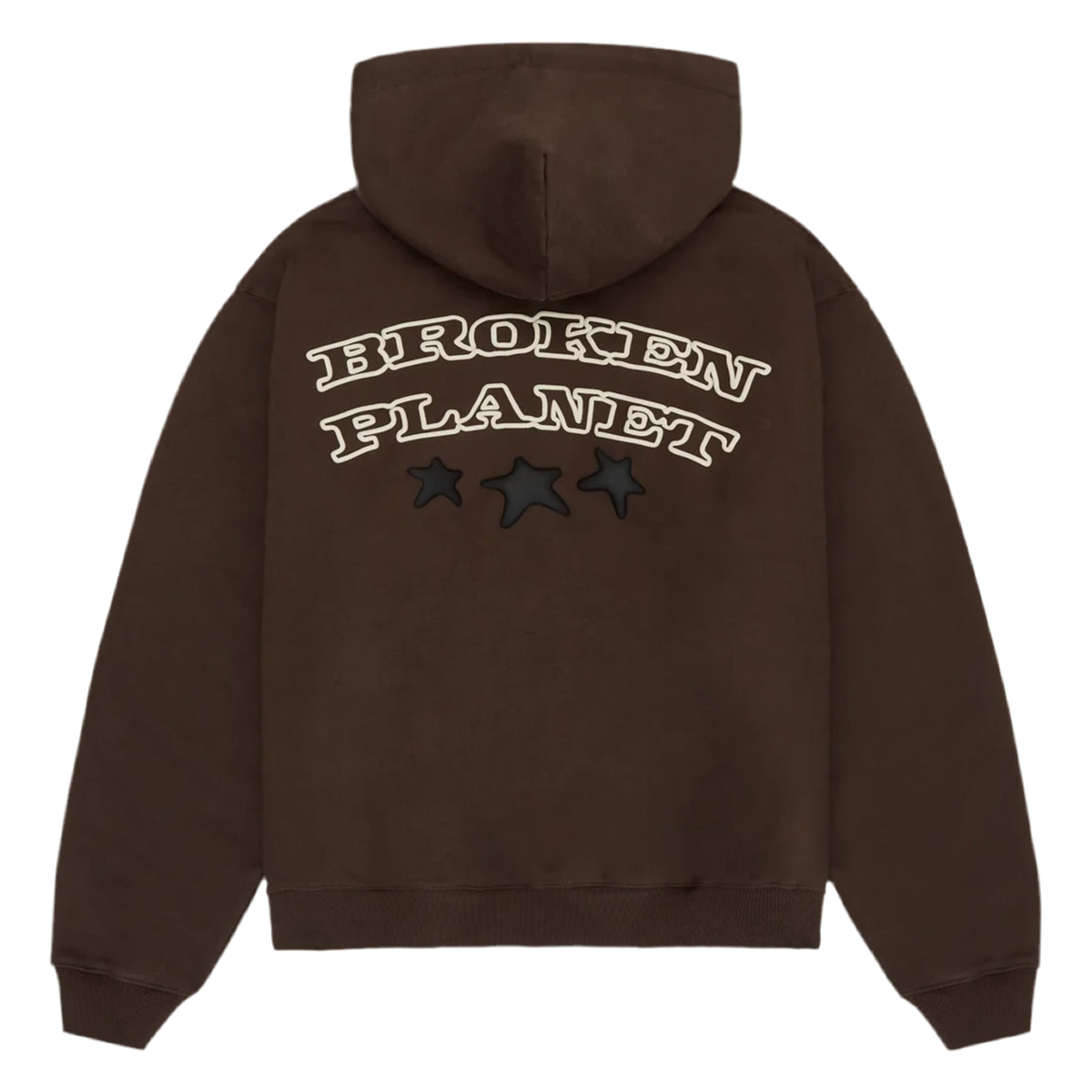 Broken Planet Market 'Out Of Service' Mocha Brown Hoodie