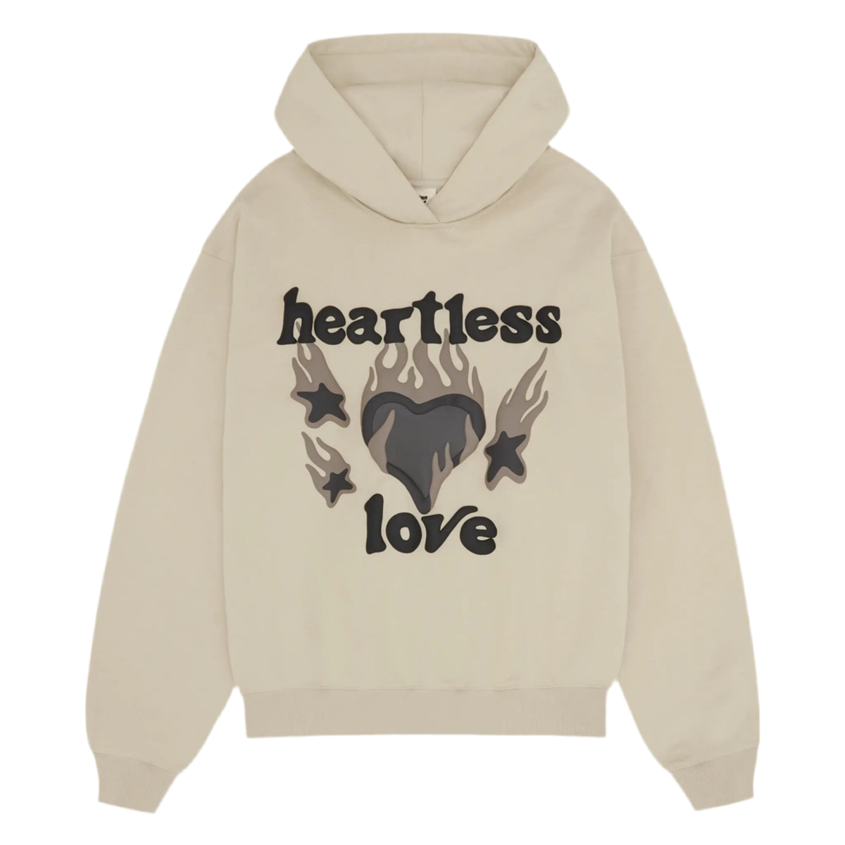 Broken Planet Market 'Heartless Love' Bone White Hoodie