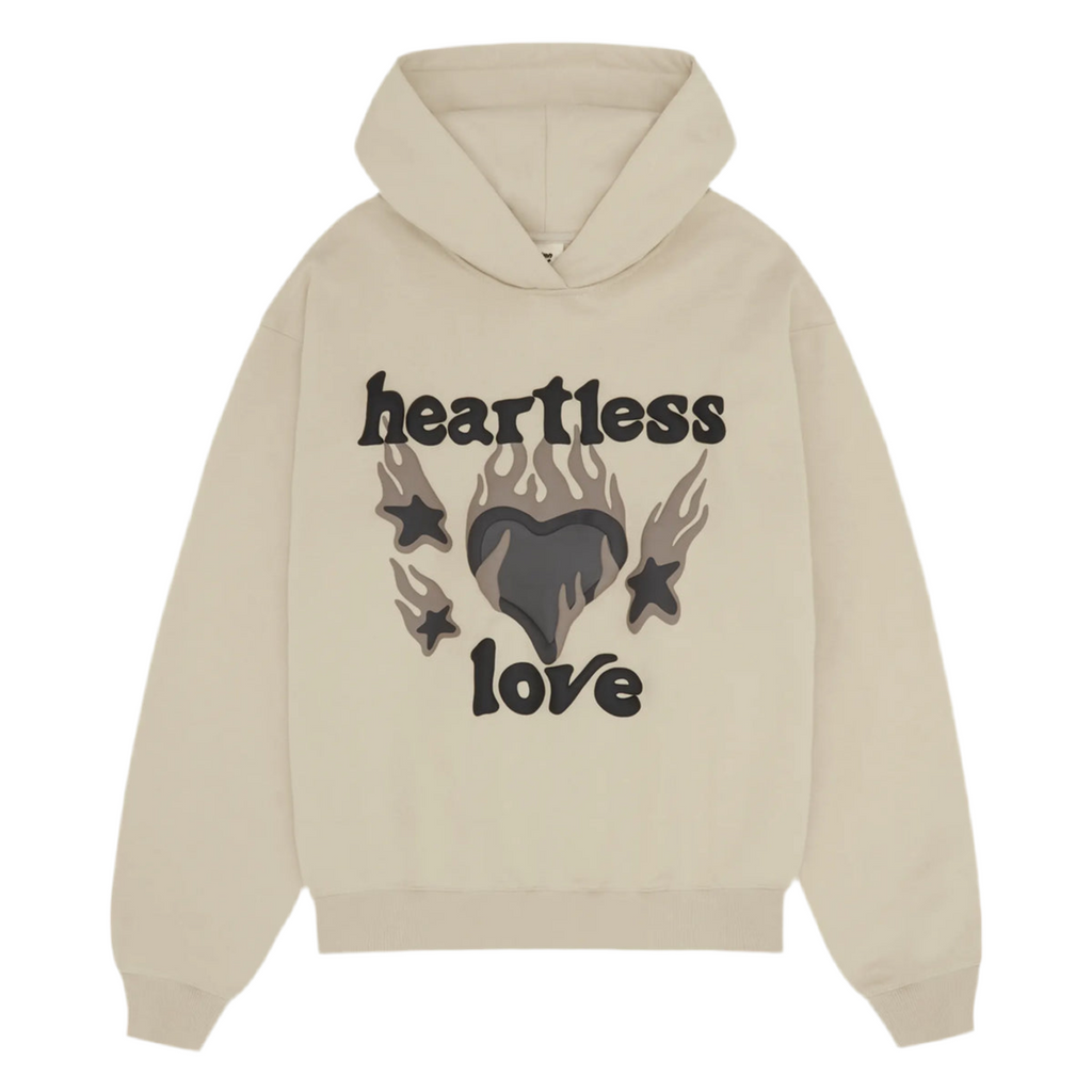 【新品未使用】epine Heart &Broken heart sweat Broken Planet Market 'Heartless Love' Bone White Hoodie