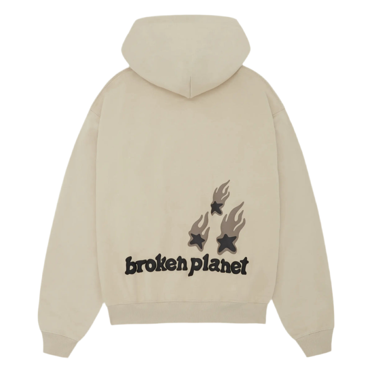 Broken Planet Market 'Heartless Love' Bone White Hoodie