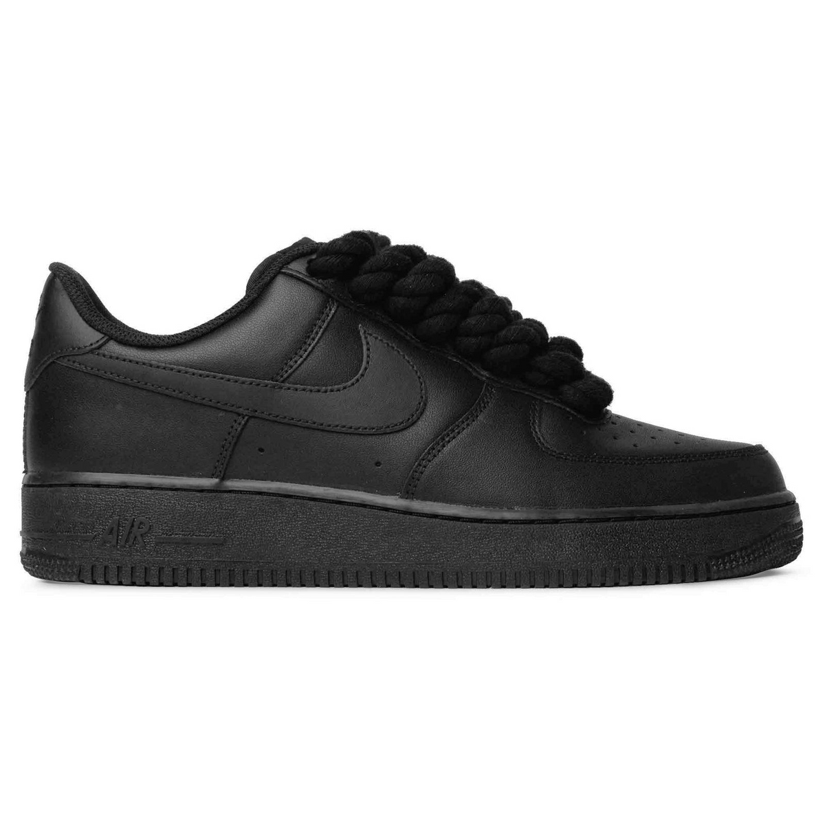 Air Force 1 Black Rope Lace