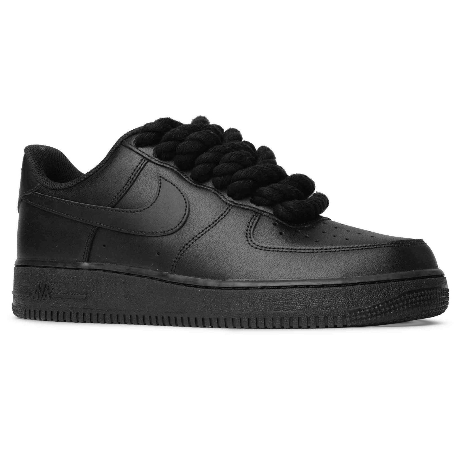 Air Force 1 Black Rope Lace