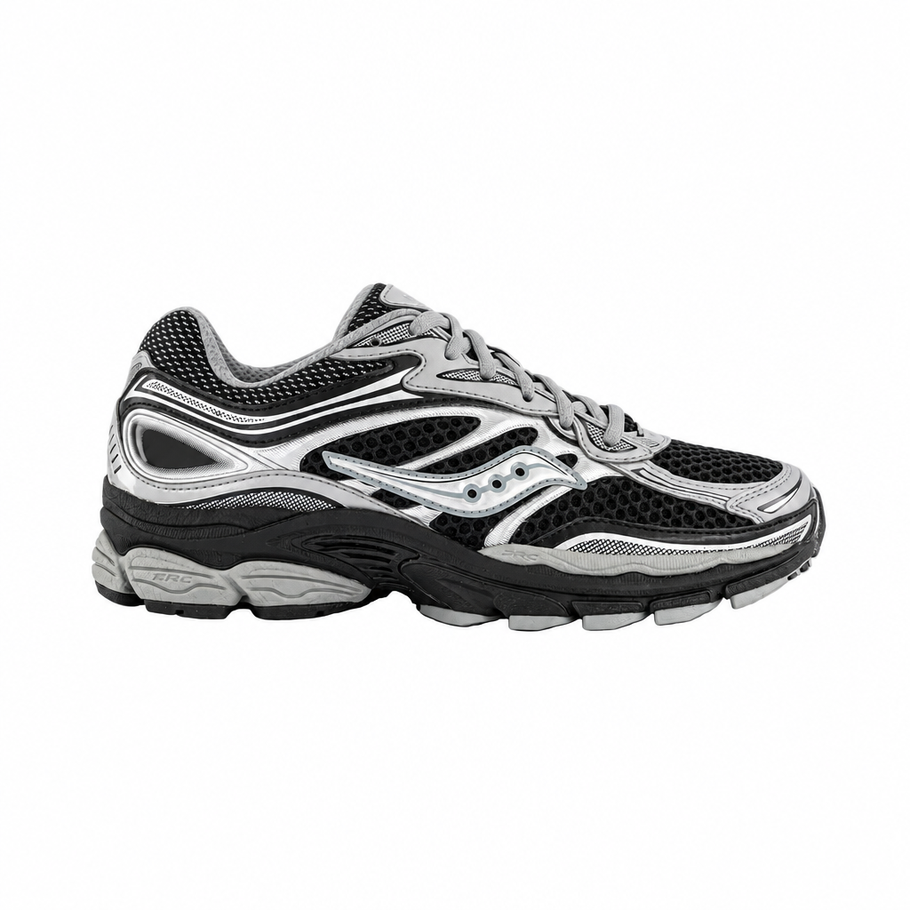 SAUCONY PROGRID OMNI 9 Silver Black, squared to 1:1