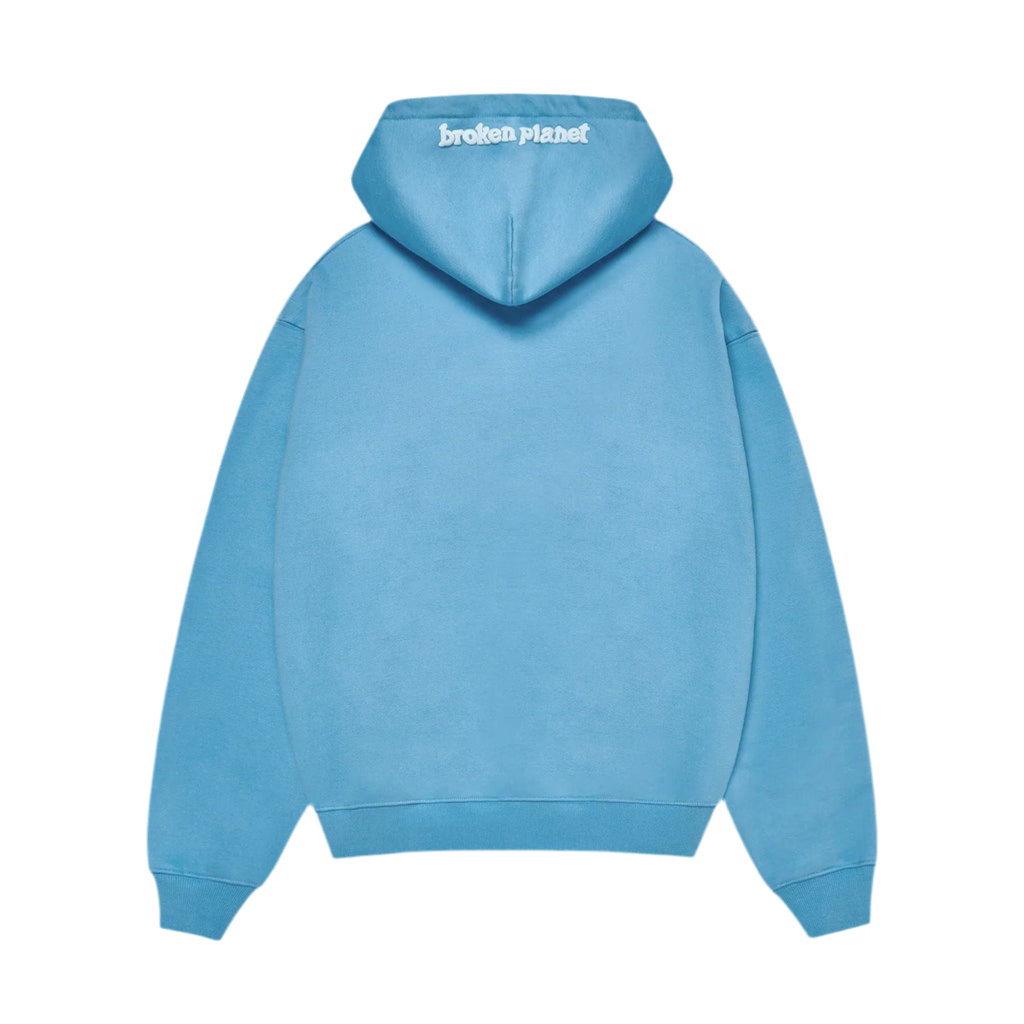 Broken Planet Market Outer Space Light Blue Zip-Up Hoodie