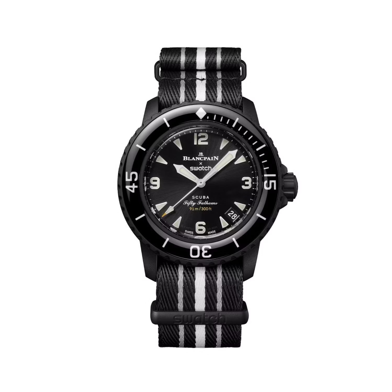 Blancpain x Swatch Scuba Fifty Fathoms Ocean Of Storms SO35B400