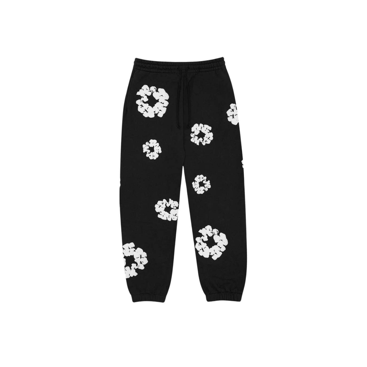 Denim Tears The Cotton Wreath Sweatpants Black/White