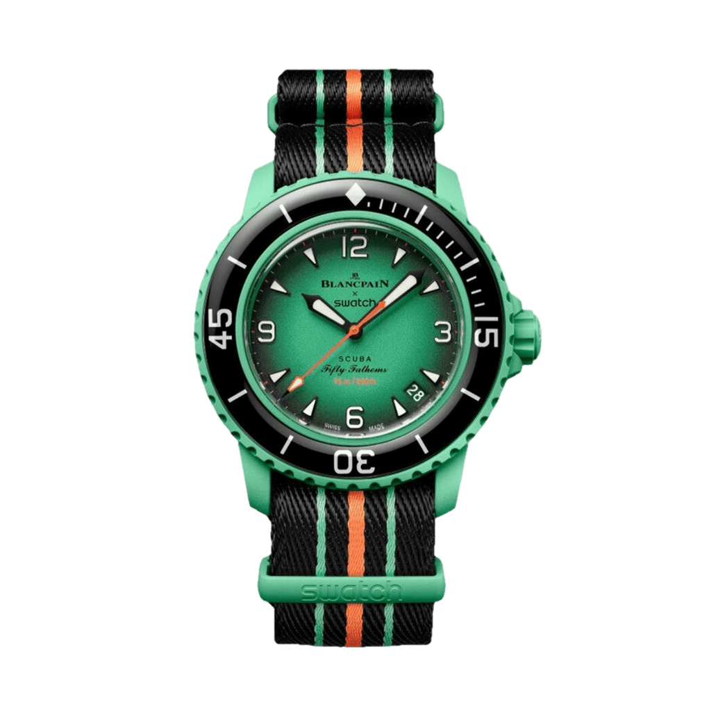 Blancpain x Swatch Scuba Fifty Fathoms Indian Ocean Green