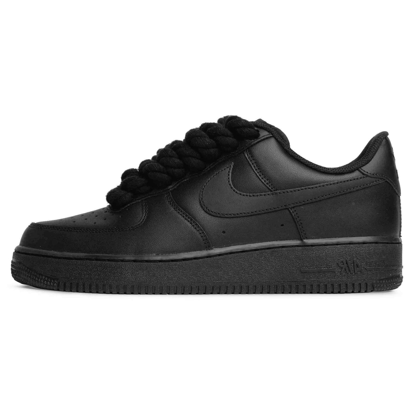 Air Force 1 Black Rope Lace