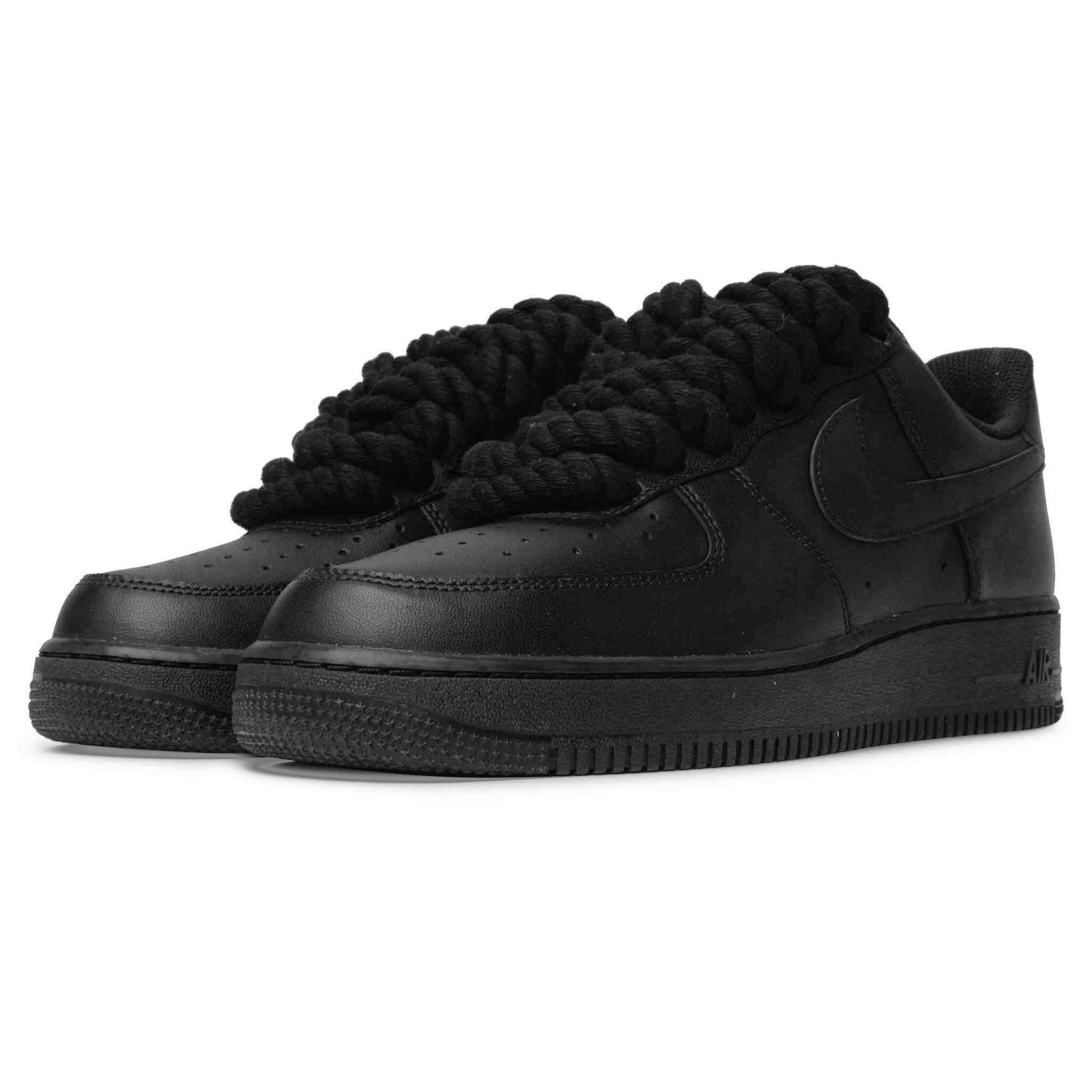 Air Force 1 Black Rope Lace