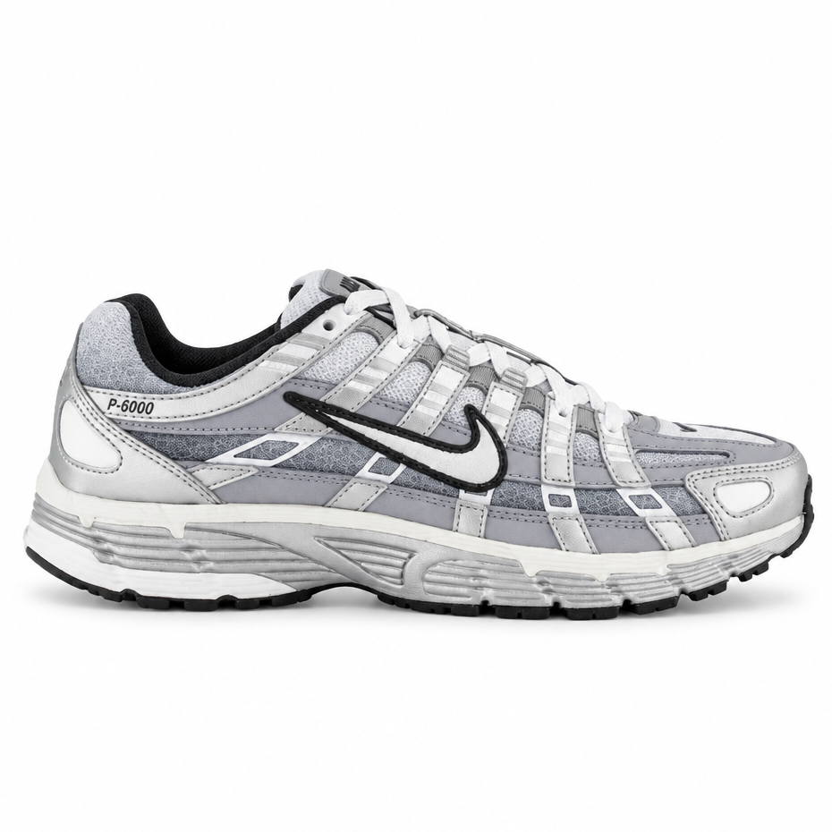 Nike P-6000 Metallic Silver Summit Wolf Grey