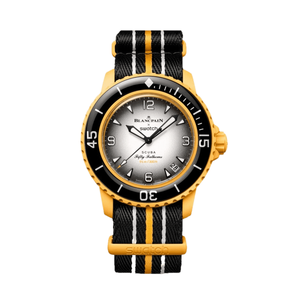 Blancpain x Swatch Scuba Fifty Fathoms Pacific Ocean white